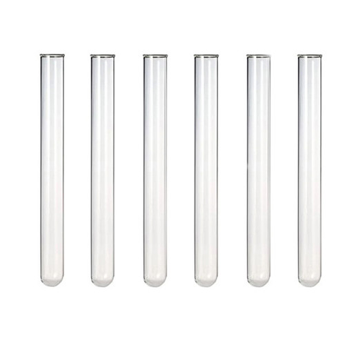 لوله آزمایش مدل شیشه ای کد 189 بسته 6 عددی
