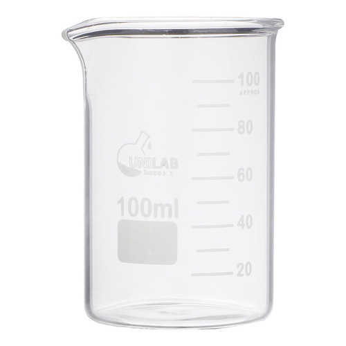 بشر آزمایشگاه یونی گلس مدل H01 ظرفیت 100 میلی لیتر